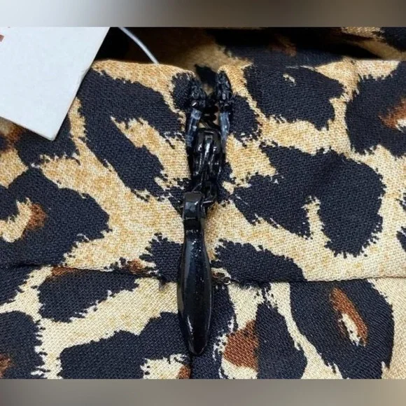 MICHAEL Michael Kors Leopard Print Silk Skirt - Picture 4 of 8